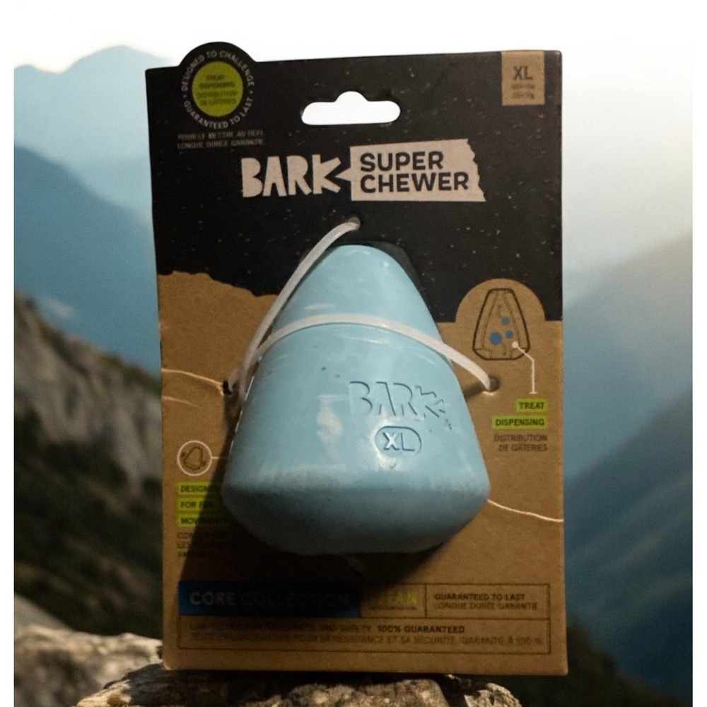 New Bark Super Chewer Core Collection Dog Toy Treat Dispensing XL 80+ Lbs